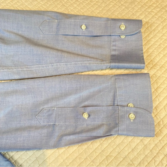 Lauren Ralph Lauren Button Down Shirt Size XL Light Blue Long Sleeve Non Iron - Picture 11 of 14